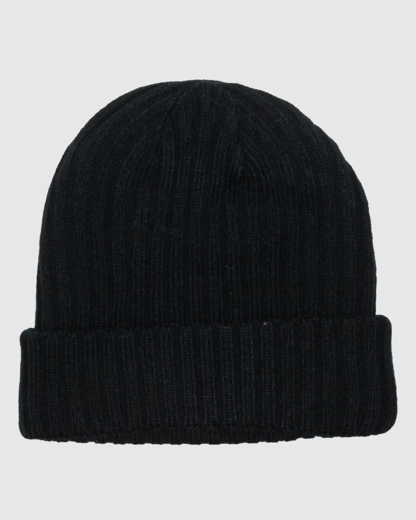 Back of black Traveler Beanie#color_black