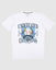 White t-shirt that reads 'Undefeated Champions' with baseball goat design