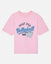 Pink t-shirt with 'GOAT USA Volleyball #16' text and graphic on a white background
