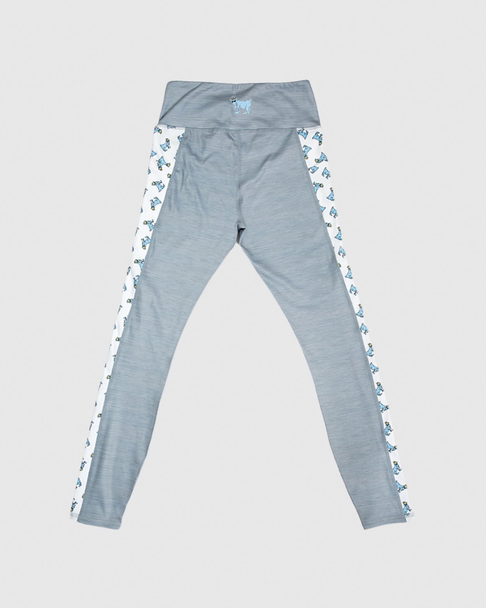 Back of space dye gray Women's Athletic Leggings#color_space-dye-gray