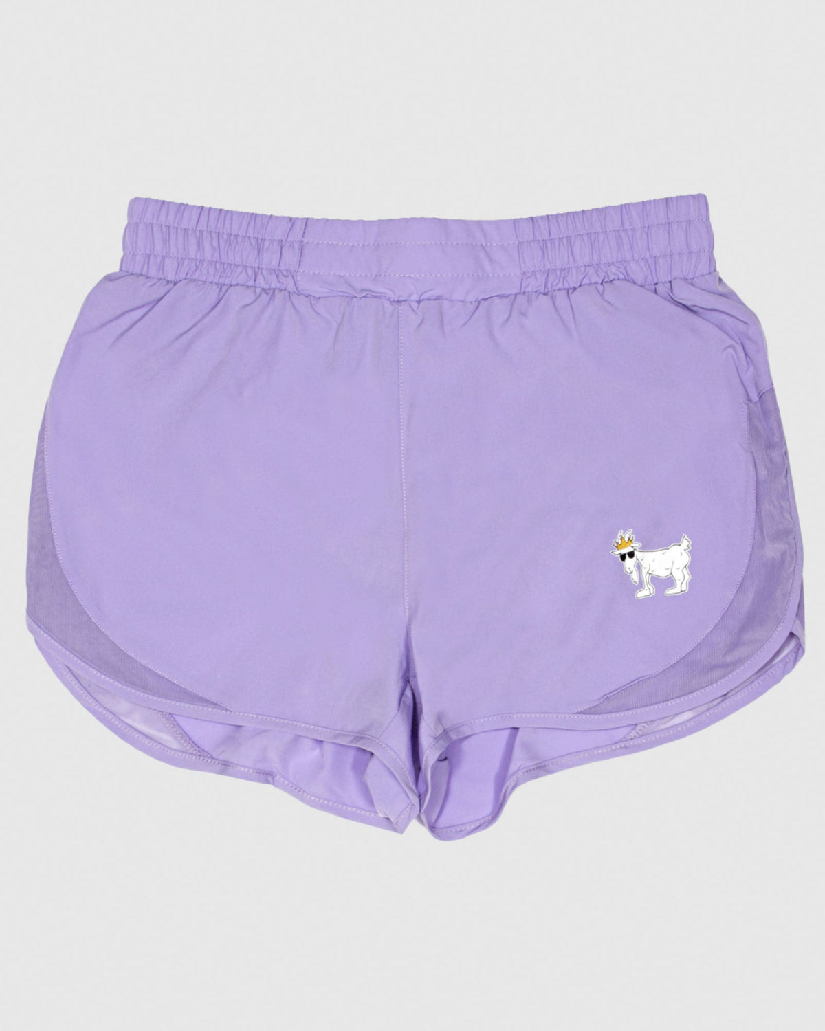 Front of lavender Women's Athletic Shorts#color_lavender