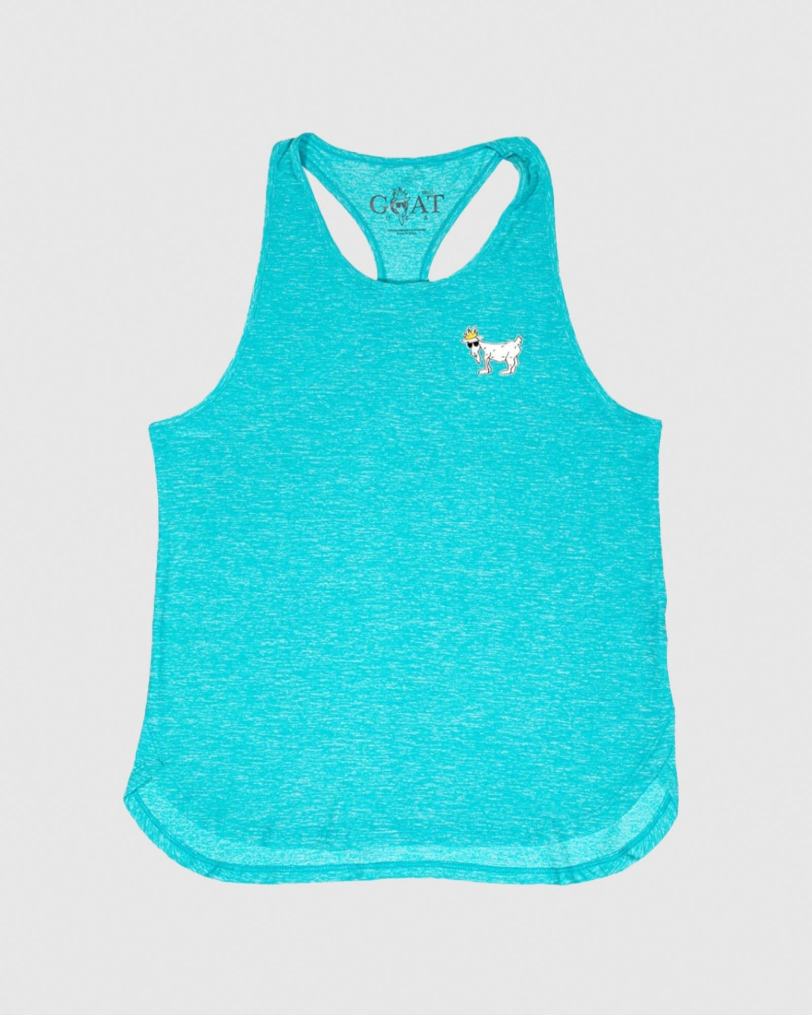 Front of aqua Women's Athletic Tank Top#color_aqua