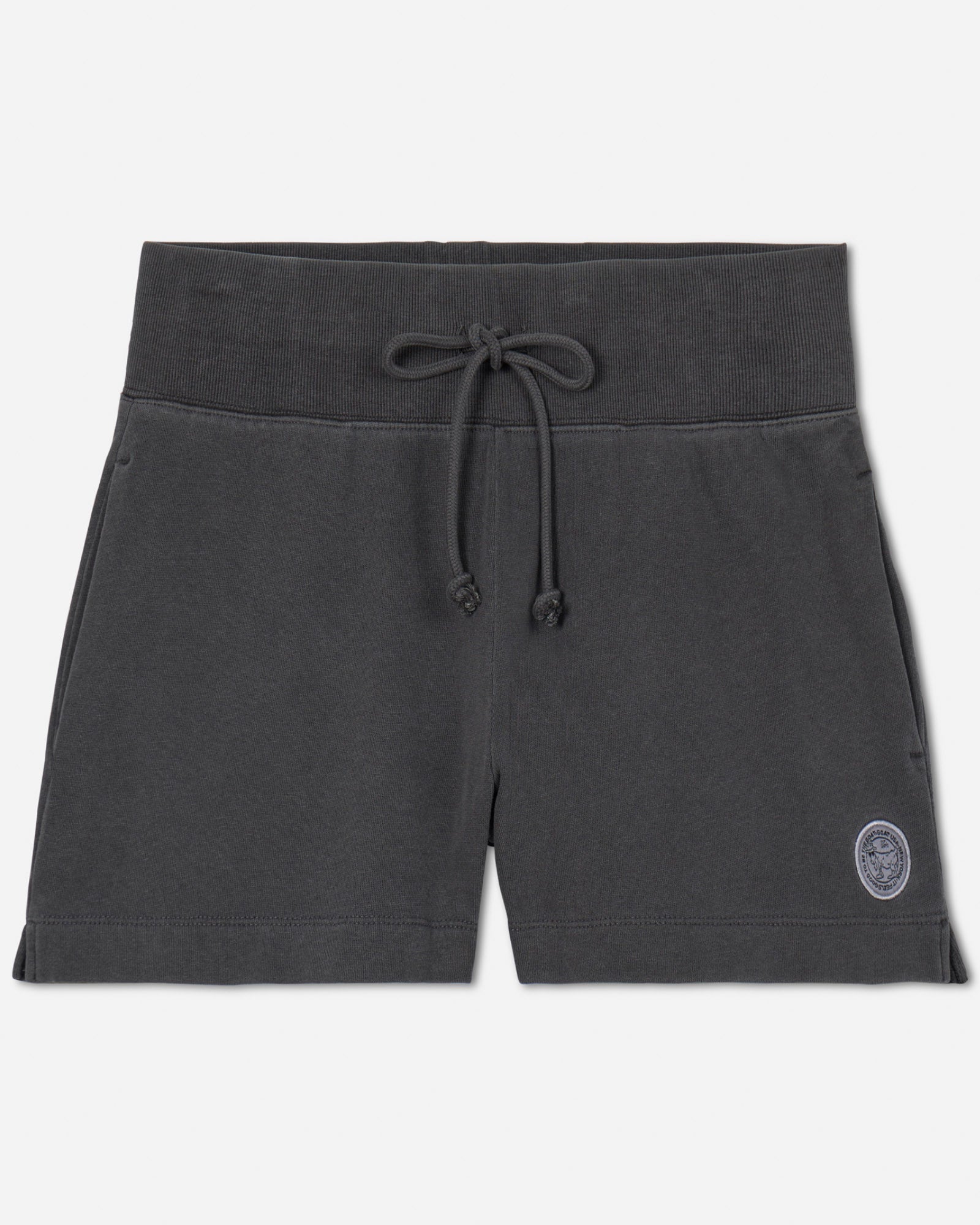 Front of pepper-colored women's sweat shorts#color_pepper