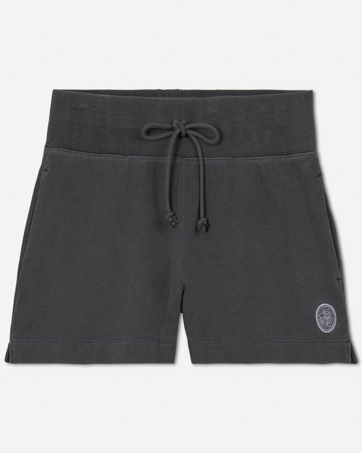 Front of pepper-colored women's sweat shorts#color_pepper