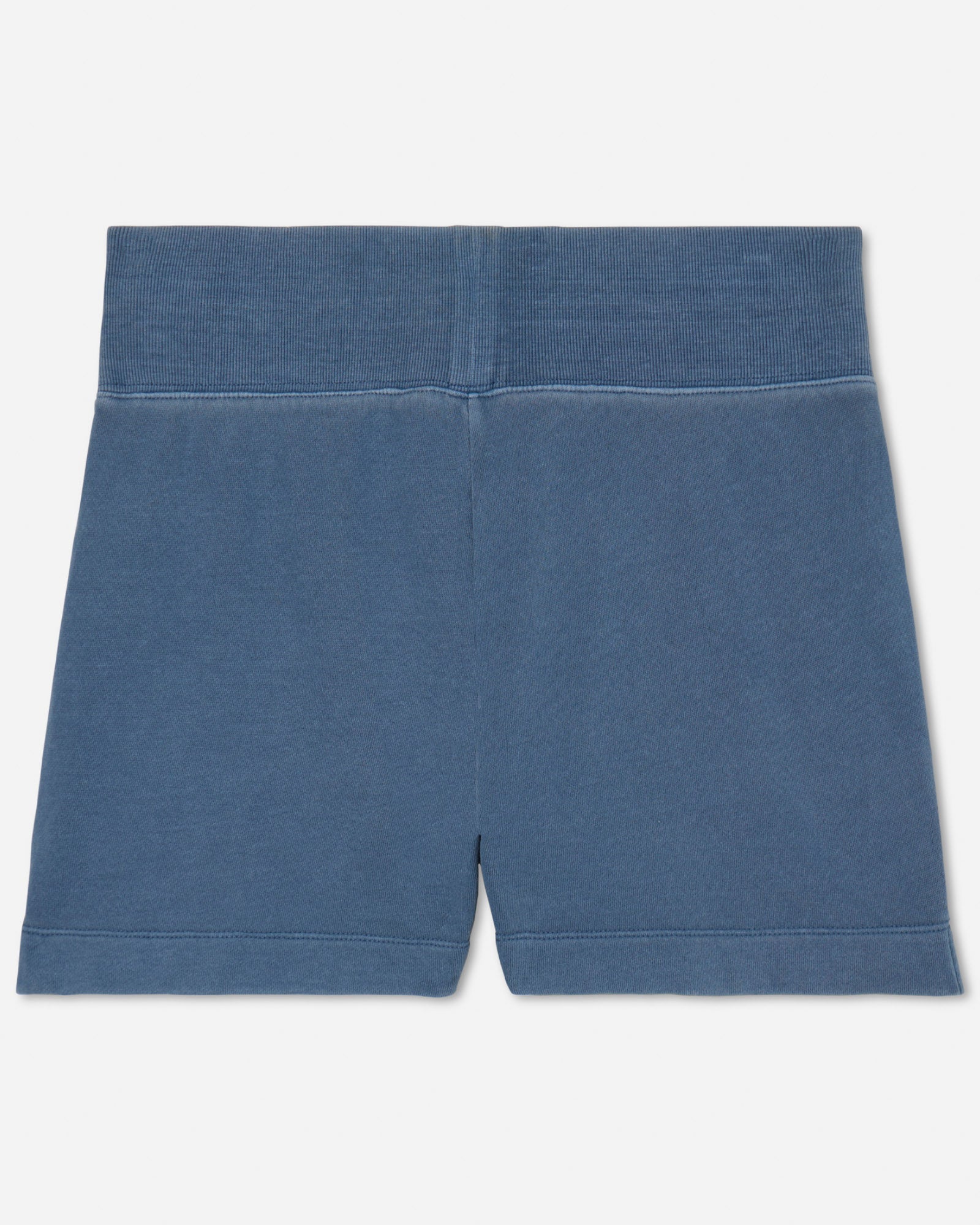 Back of slate-colored women's sweat shorts#color_slate