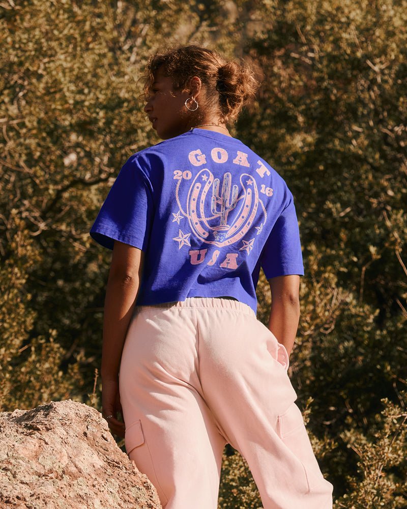 Women's Horseshoe Boxy Crop Top