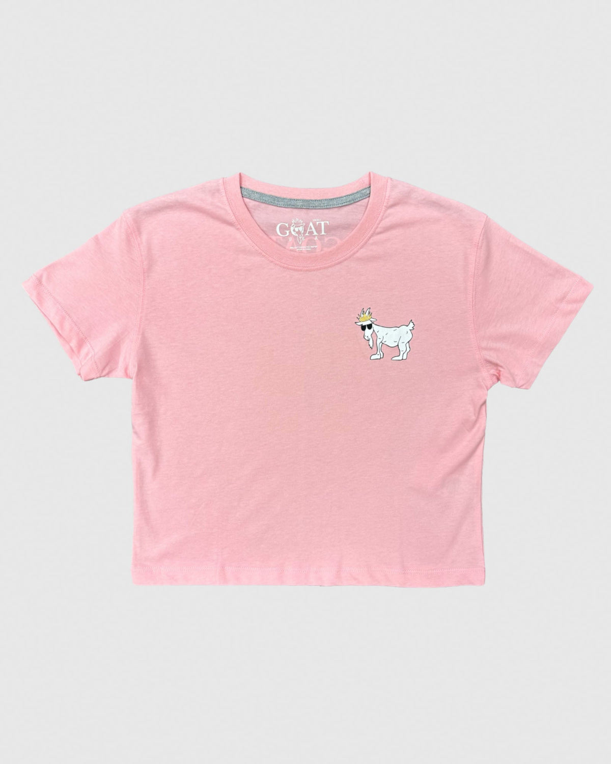 Front of pink OG Women's Crop Top