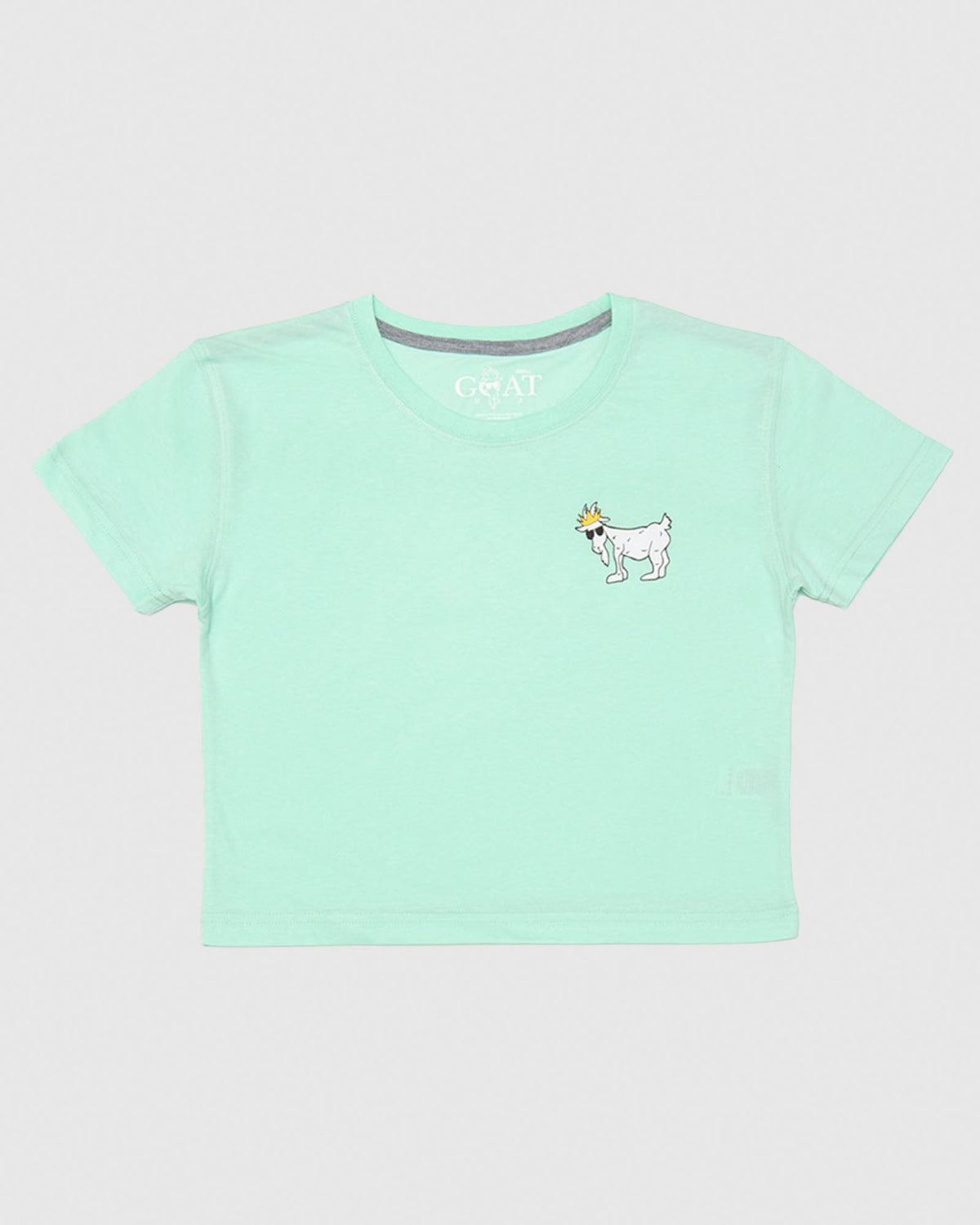 Front of mint OG Women's Crop Top