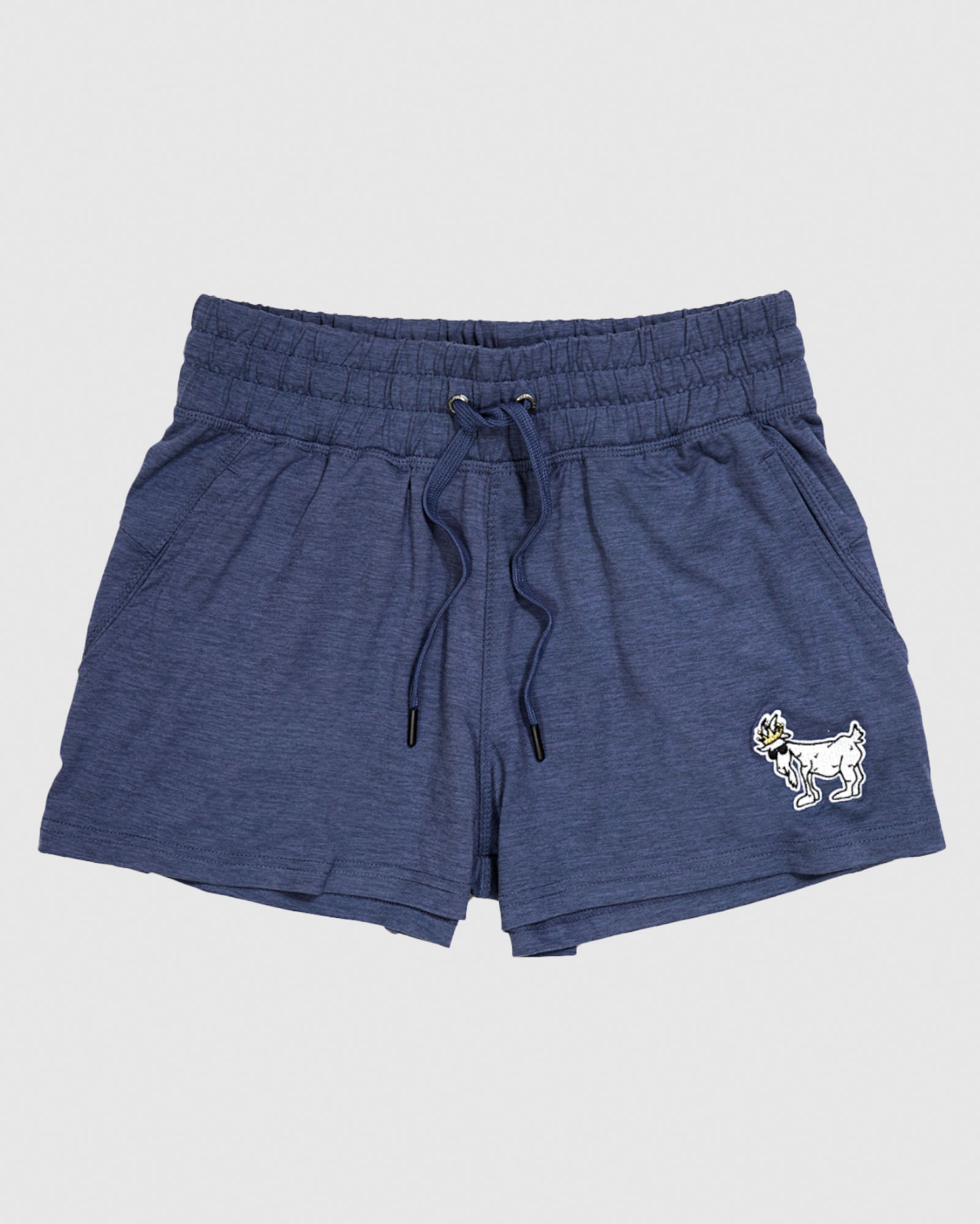 Front of navy Women's Relaxed Shorts#color_navy