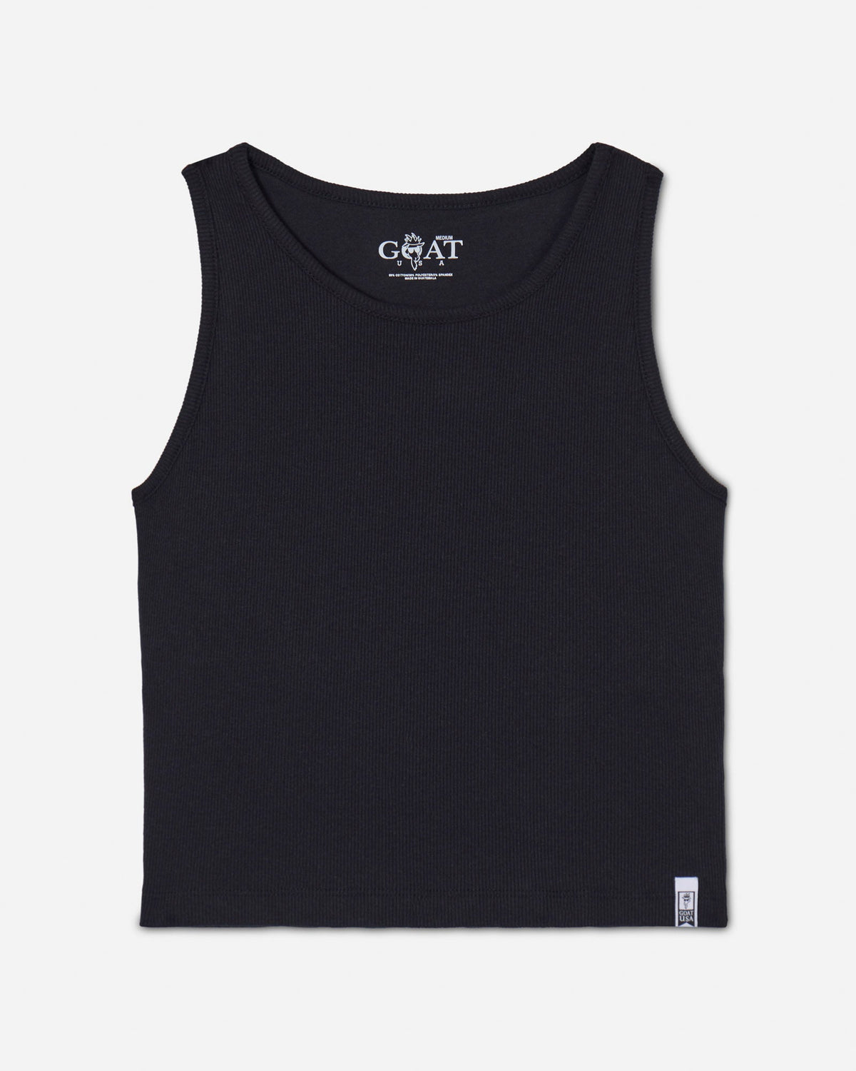 Black women's cut tank top