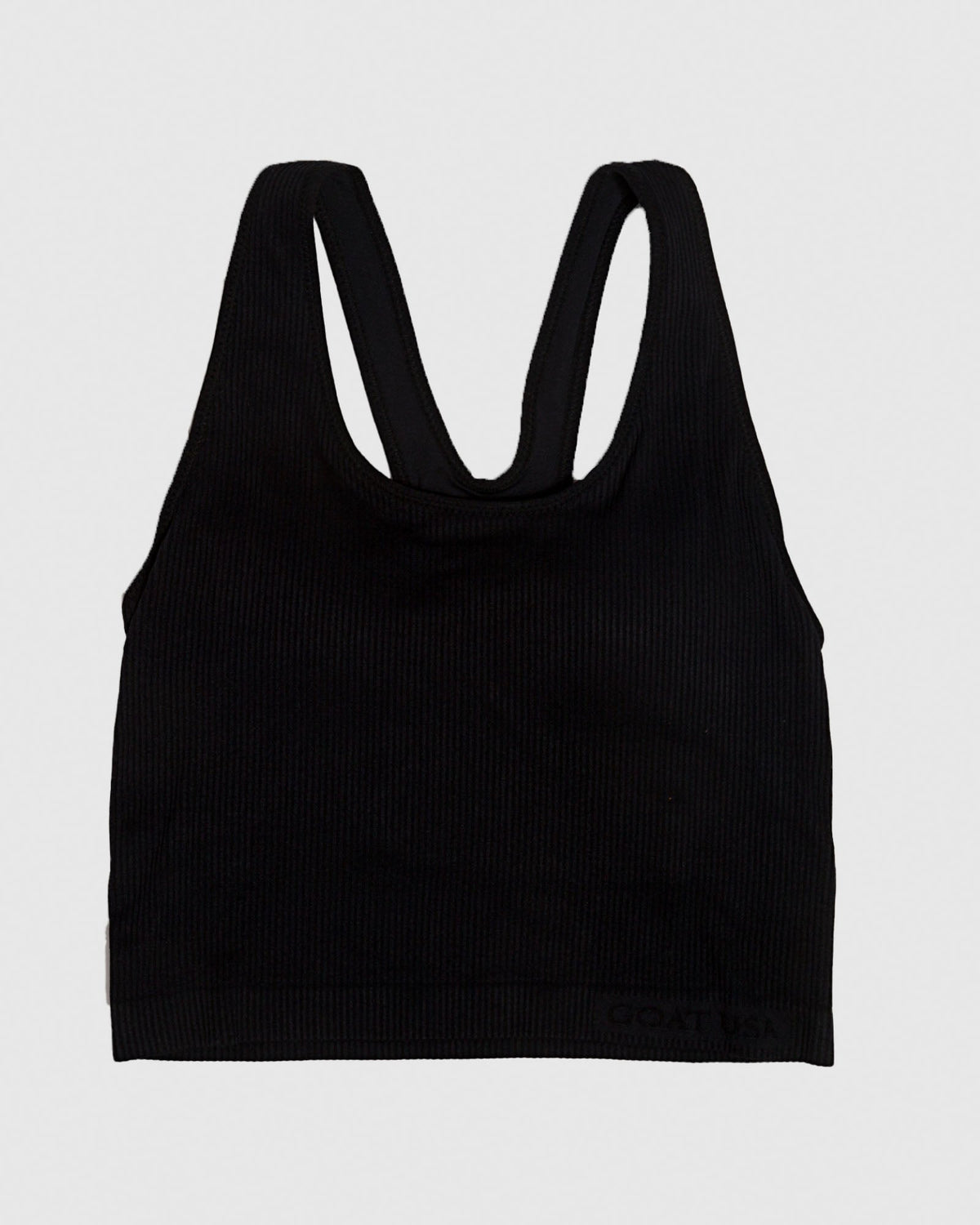 Black women's cut tank top