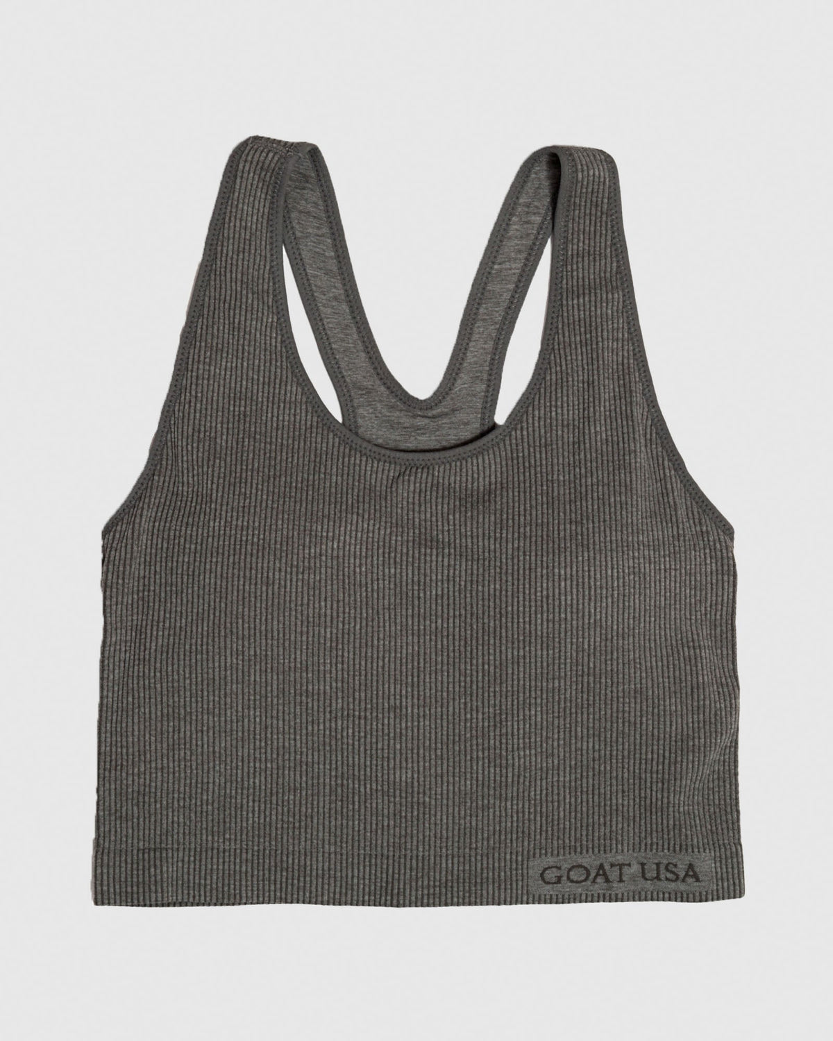 Gray heather women's cut tank top