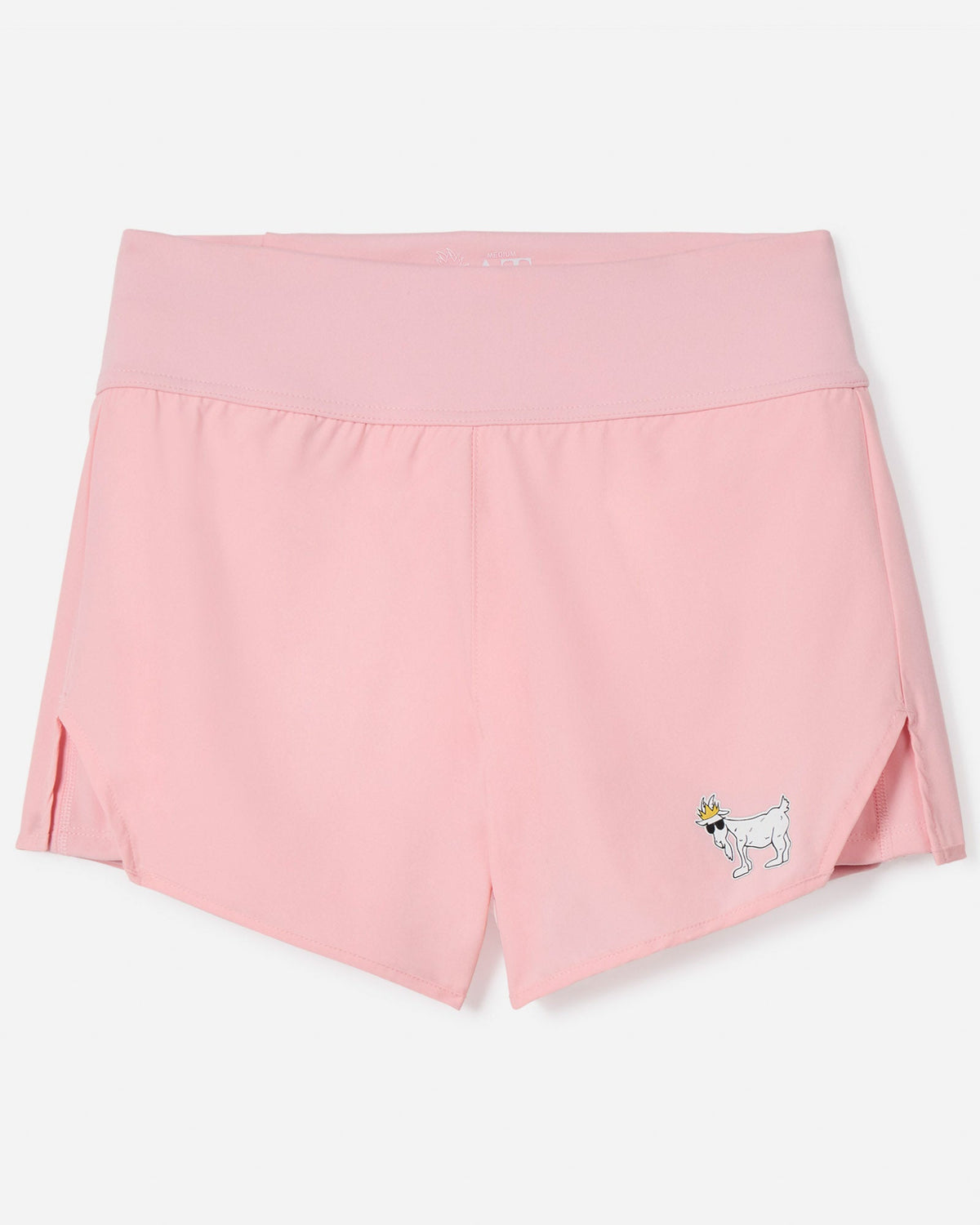 Front of pink women's athletic shorts#color_pink